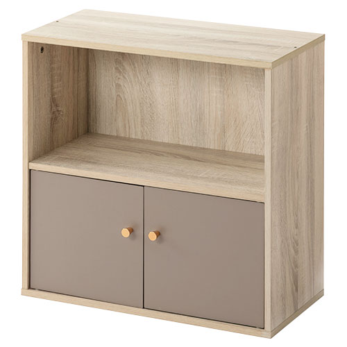 PUTUPUTU Toffy トフィー カラーボックス 2段 スタッキング 収納 扉