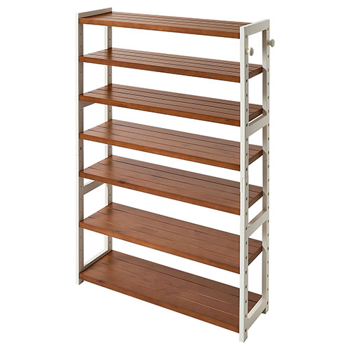 ぼん家具 シューズラック 7段 幅85cm 靴箱 シューズボックス おしゃれ