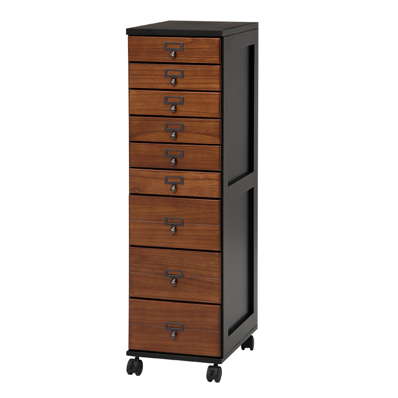 チェスト 9段 多段チェスト 棚 おしゃれ A4収納 カントリー 30 書類