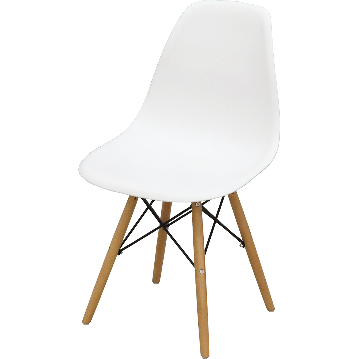 シェルチェア 1脚 イームズ チェア デザイナーズチェア ホワイト