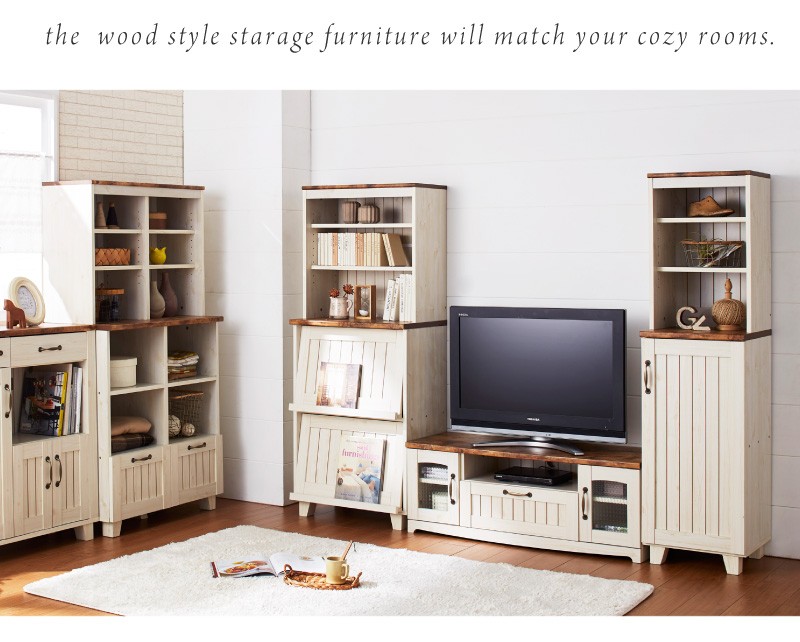 キャビネット カントリー 幅40 食器棚 キッチン リビング 収納 北欧