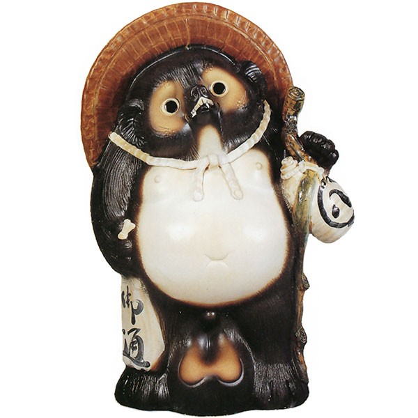 信楽焼 たぬき 狸 置き物 大型 インテリア オブジェ 家具 陶器 商売