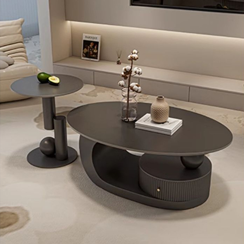 10%OFF期間限定☆レビュー特典・センターテーブル 大理石調 ロー