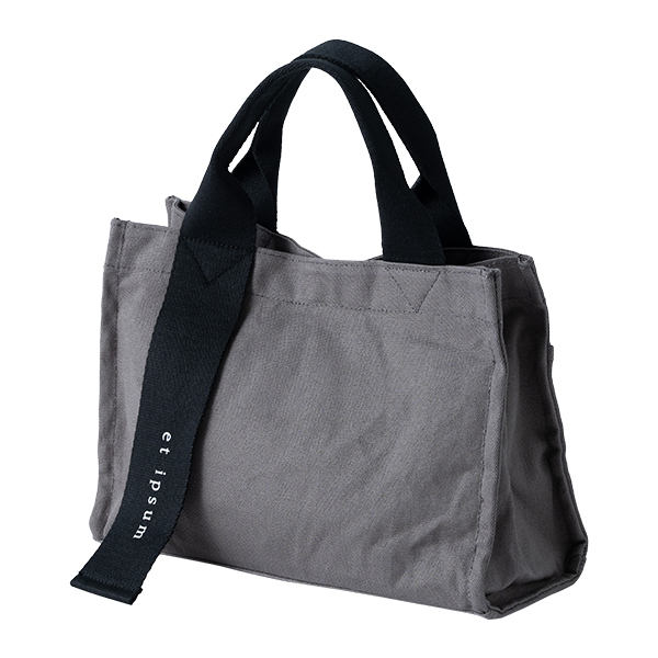 トートバッグ レディース 6ポケット 非対称 キャンバス 小さめ 自立