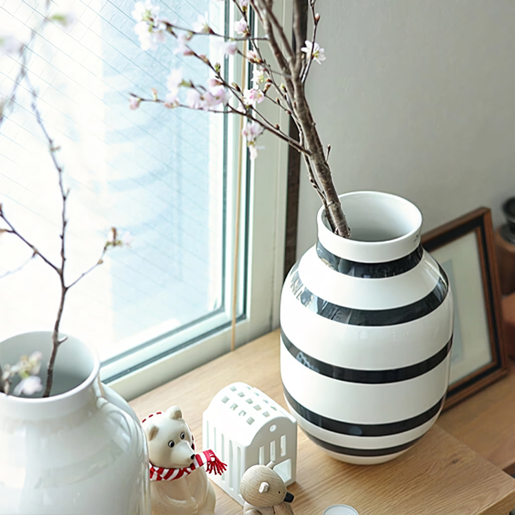 Kahler(ケーラー) オマジオ フラワーベース／高さ31cm Kahler 花瓶