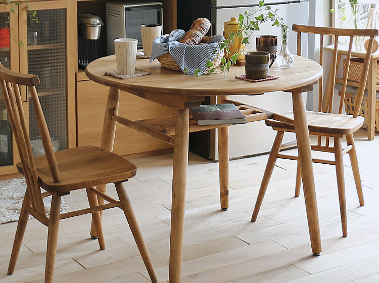 NORA（ノラ） 円形ダイニングテーブル Logie（ロジー） ダイニング