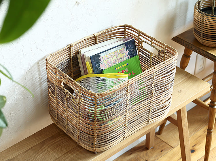 ラウタラタンバスケット Towc（トーク） 長方形Lサイズ バスケット