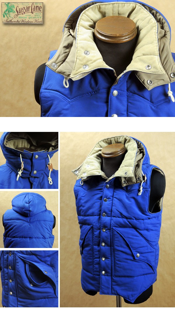 SUGAR CANE シュガーケーン 中綿入り ナイロン パディングベスト