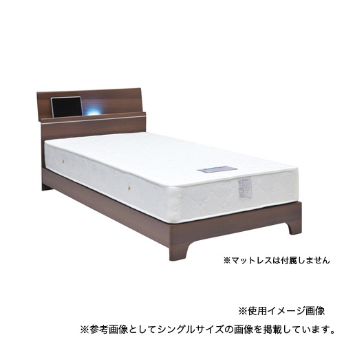 送料無料 ヴェゼル ダブル ベッド フレーム 幅140×長さ204×高さ81cm