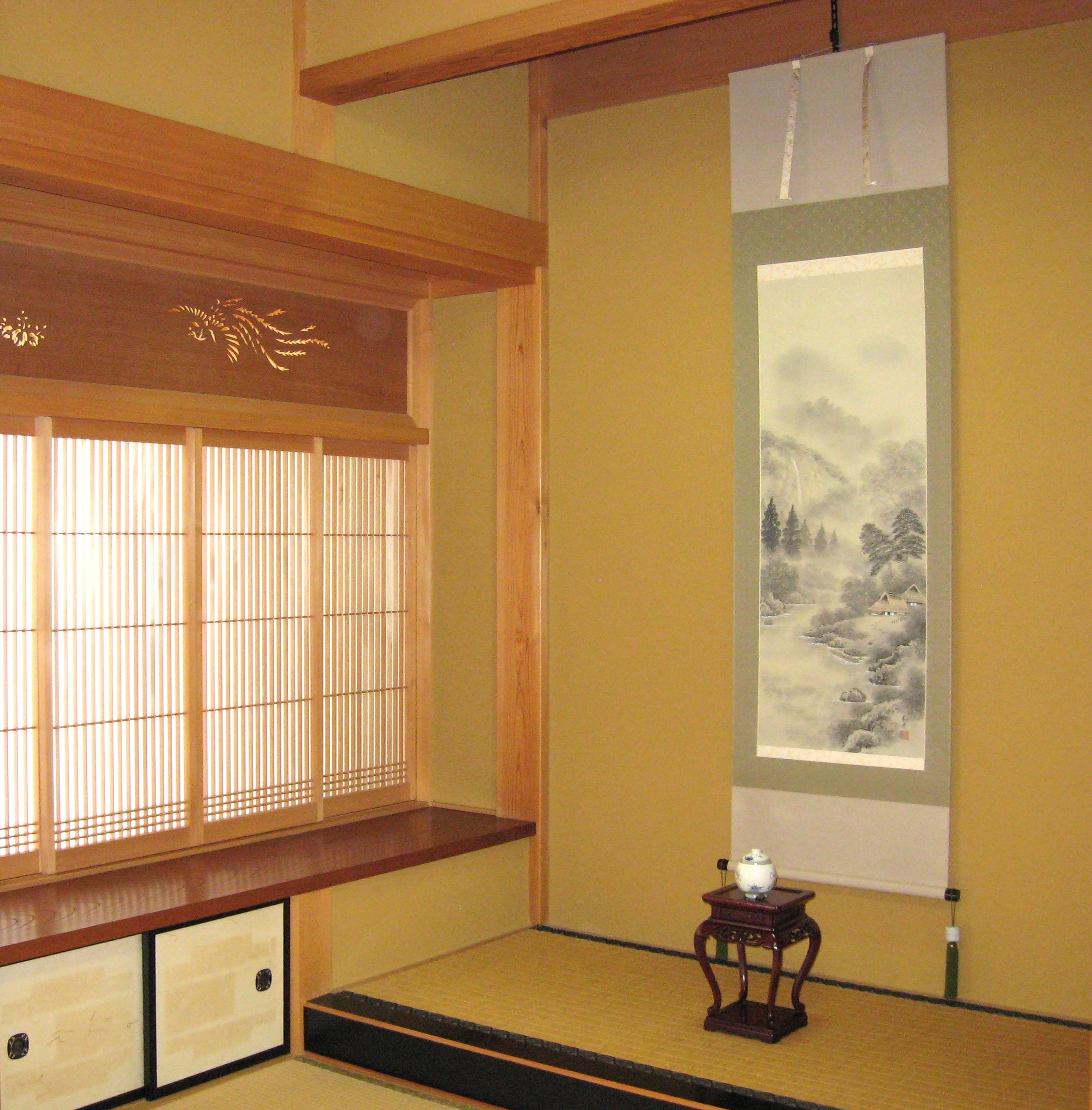 掛け軸 掛軸 水墨山水 川村和香 （真作・新品） : 掛け軸の専門店 香遊