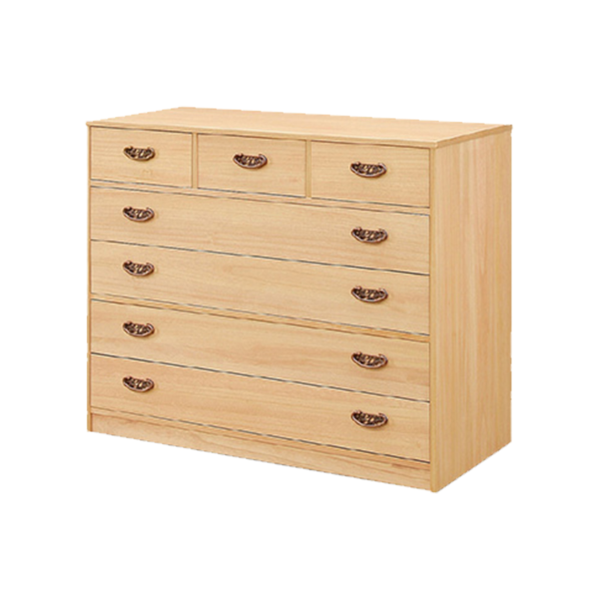 マーゼルン たとう紙OK 桐衣装ケース5段 送料無料 諸富家具 高級桐