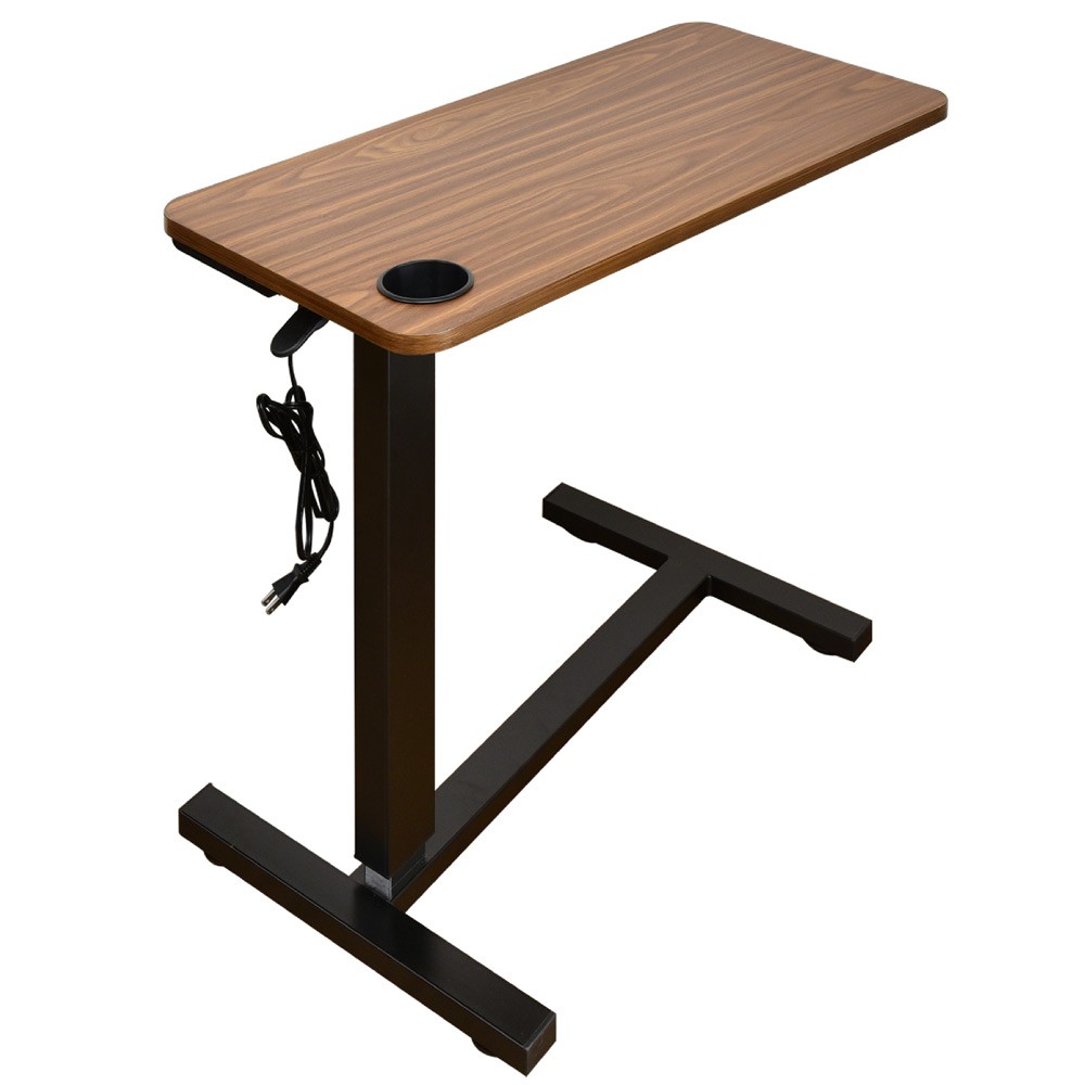 ARTTOWN サイドテーブル 昇降テーブル USB カップホルダー コンセント