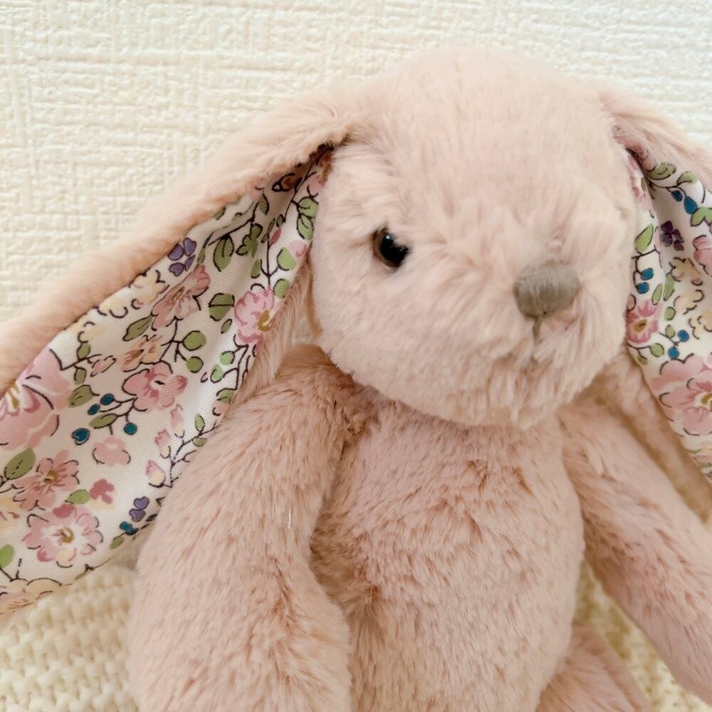 MON AMI 垂れ耳 うさぎ ぬいぐるみ フェイス ピンクバニー アッシャー