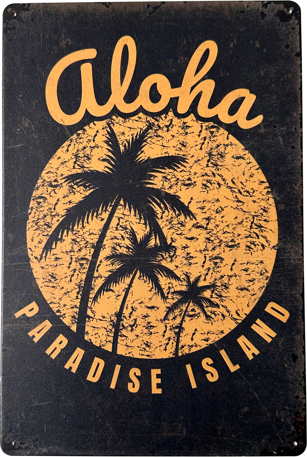 ハワイ ブリキ看板 20cm×30cm hawaii ハワイアン ワイキキ アロハ