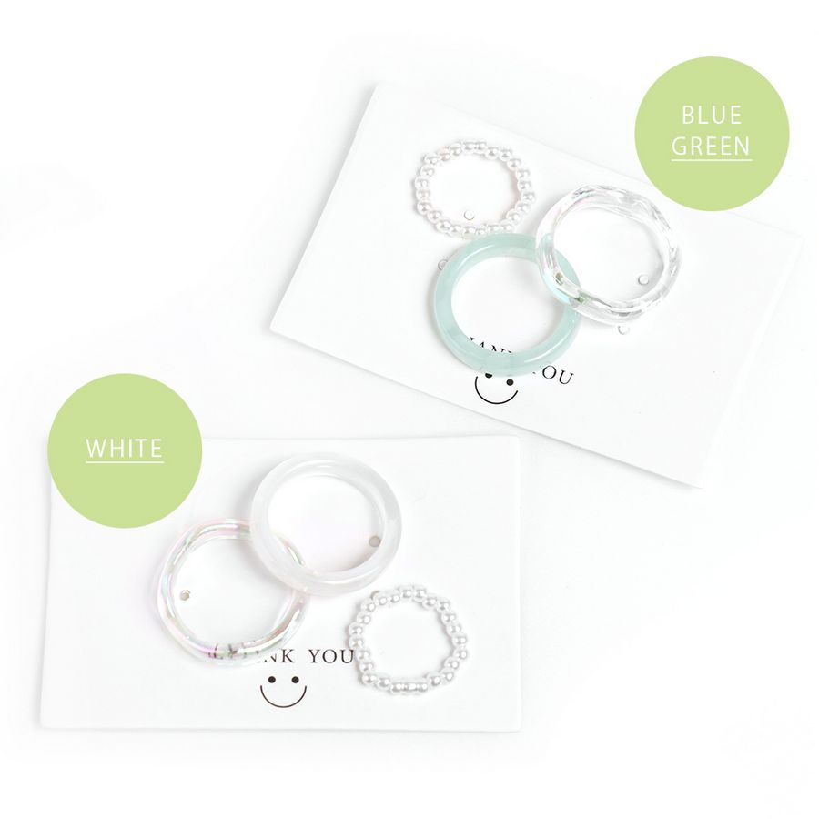 LUPIS（ルピス） 指輪 リング セットリング セット オーロラ 透明