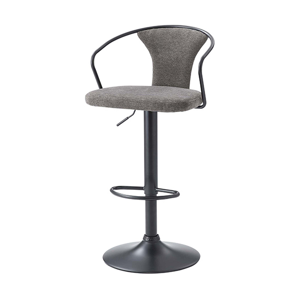 カウンターチェア おしゃれ 1脚 回転式 回るひじ掛け バーチェア