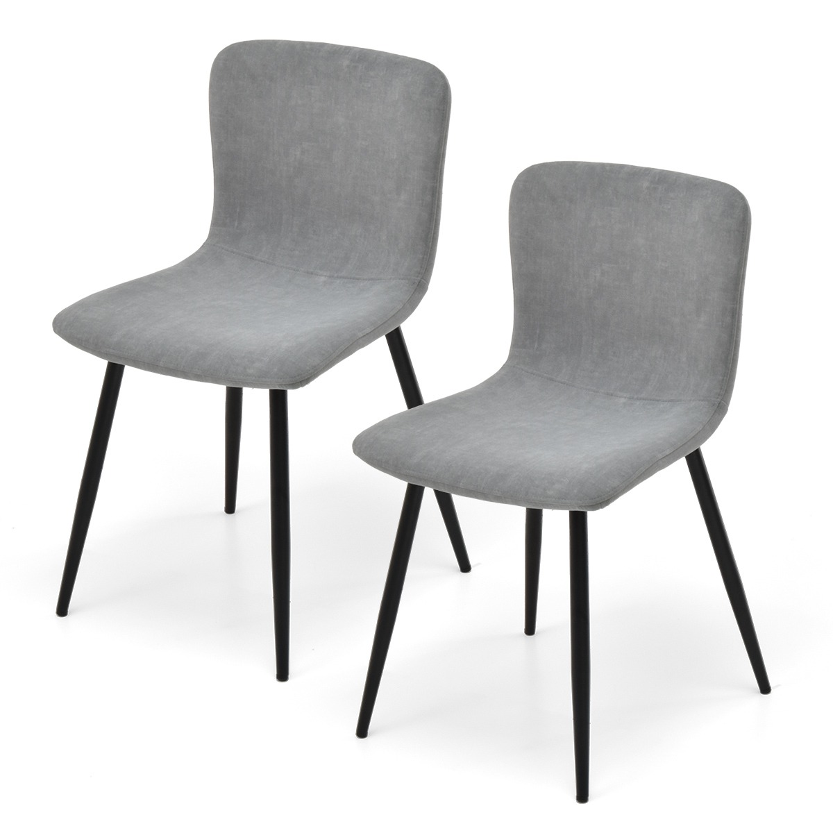 ダイニングチェア 2脚セット 低め おしゃれ ファブリック 椅子 イス