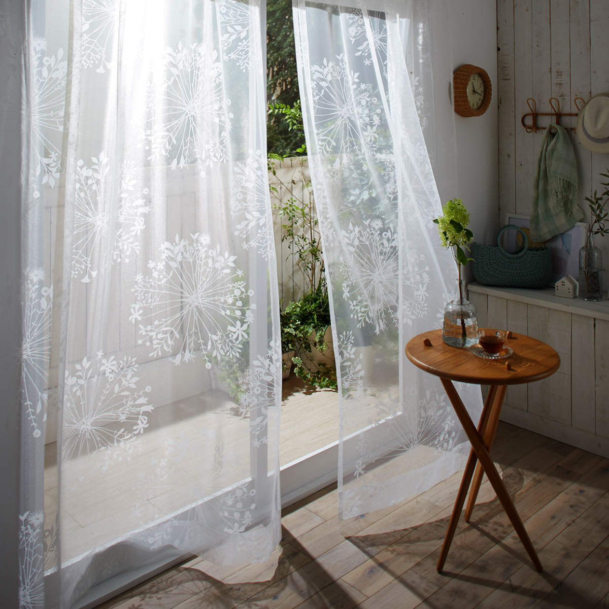 スミノエ レースカーテン KUKKA VOILE クッカボイル 100x198cm