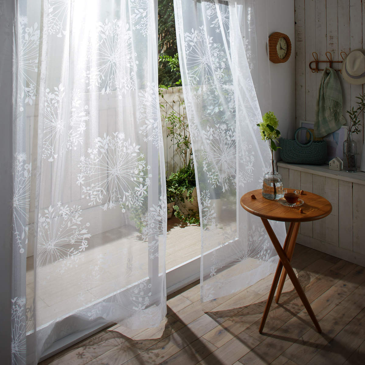 スミノエ レースカーテン KUKKA VOILE クッカボイル 100x198cm