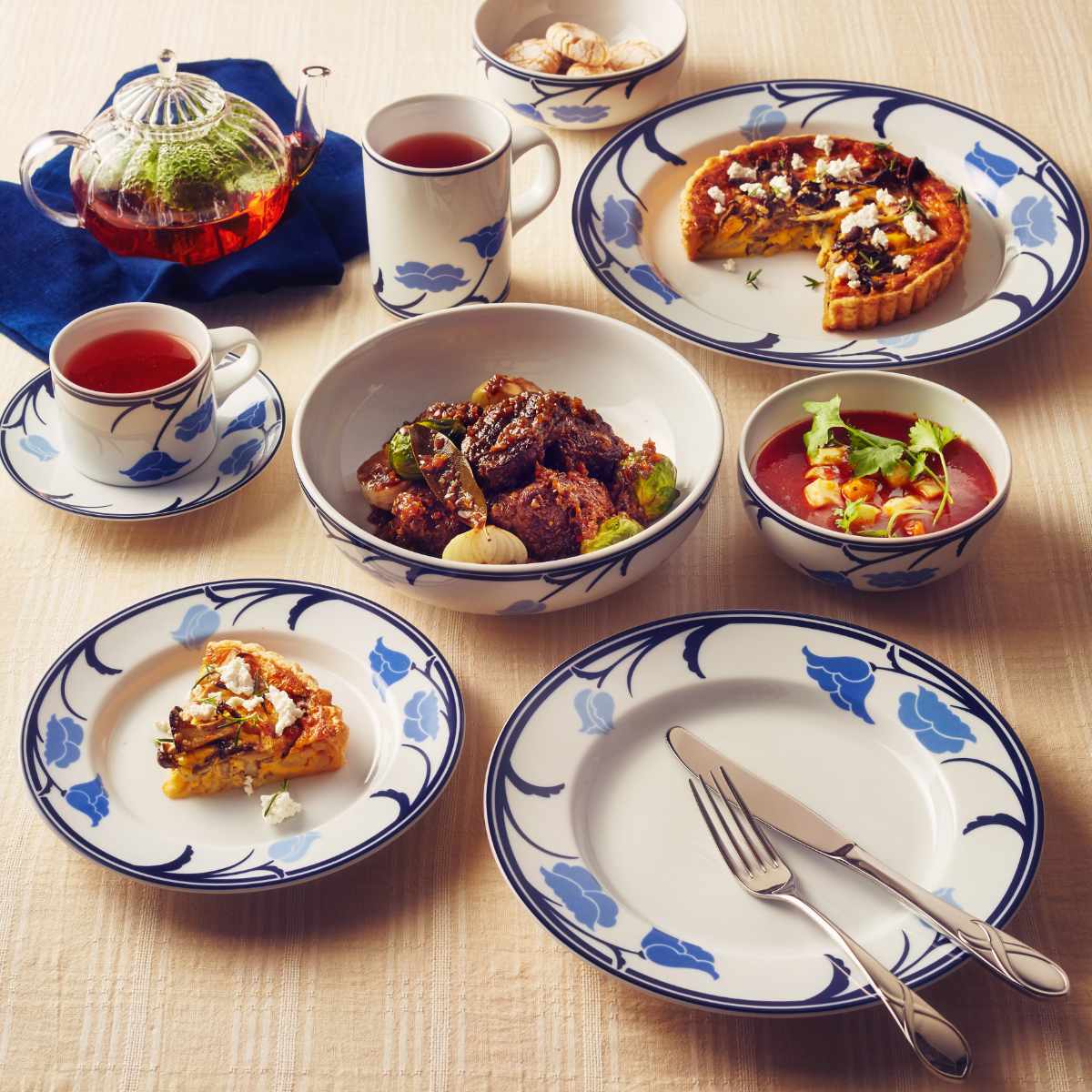 DANSK（ダンスク） ディナープレート 28cm チボリ 洋食器 （ 北欧 食器