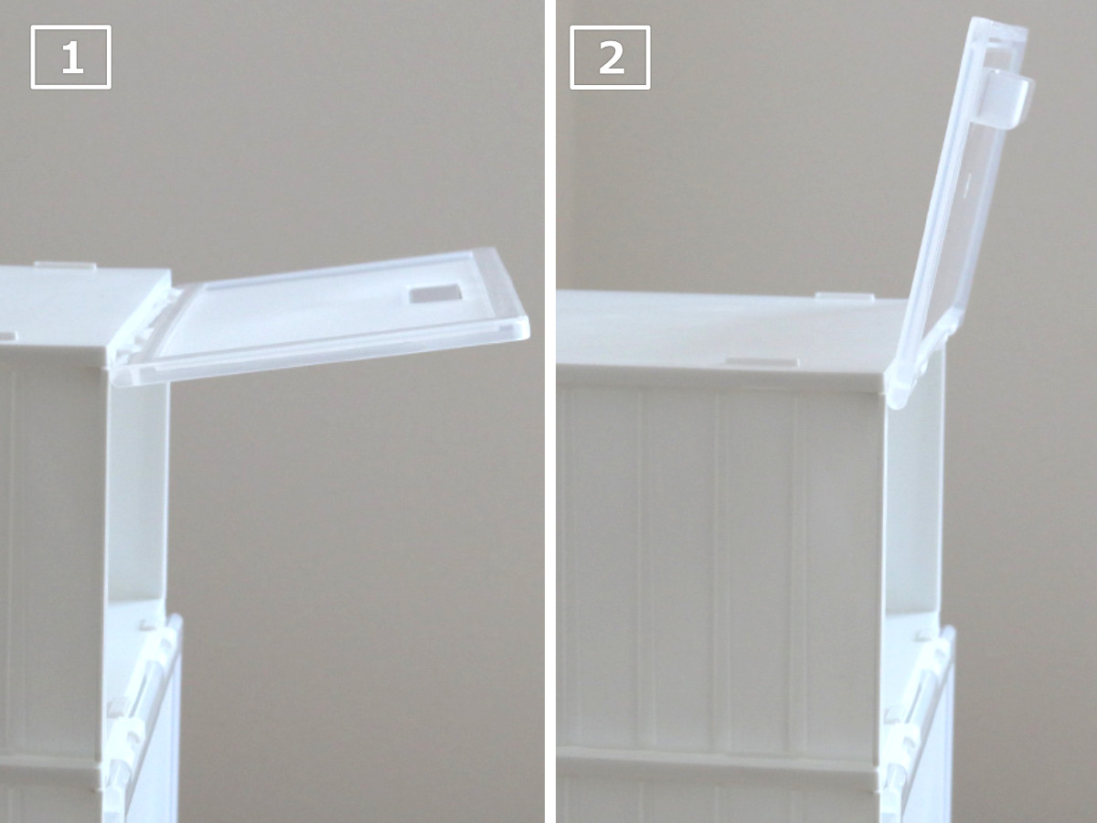 不動技研（FUDOGIKEN） 靴箱 シューズボックス i-Zucc 4個セット （ 靴