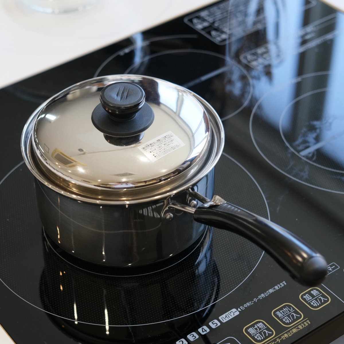 パール金属 片手鍋 ノヴェル ステンレス 14cm IH対応 （ ガス火 IH ih