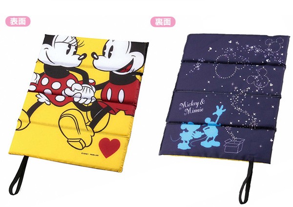 Disney（ディズニー） 折りたたみざぶとん ミッキー＆ミニー