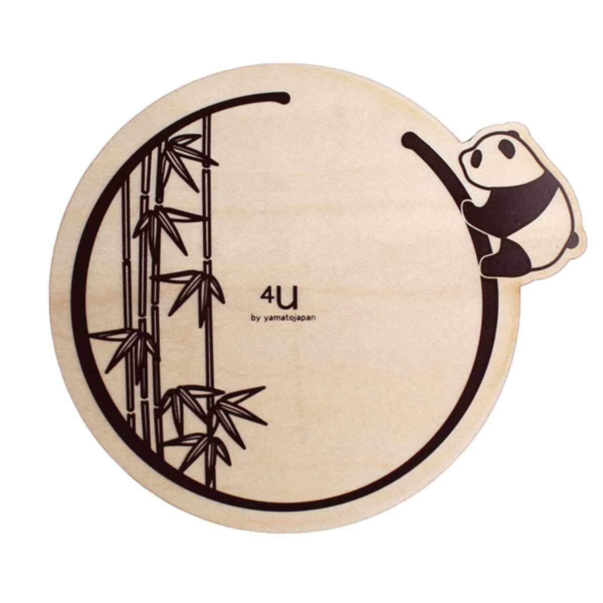 ヤマト工芸 コースター 木製 動物 リング 合板 コップ敷き 日本製