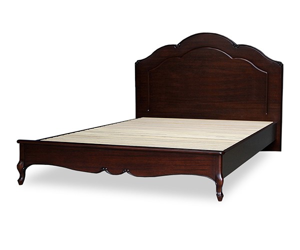 セミダブルベッド クラシック調 猫脚 フルール 約幅130cm （ ベッド