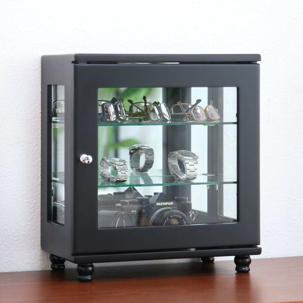 ミヤグチ企販 ミニコレクションラック ショーケース ワイドタイプ 幅