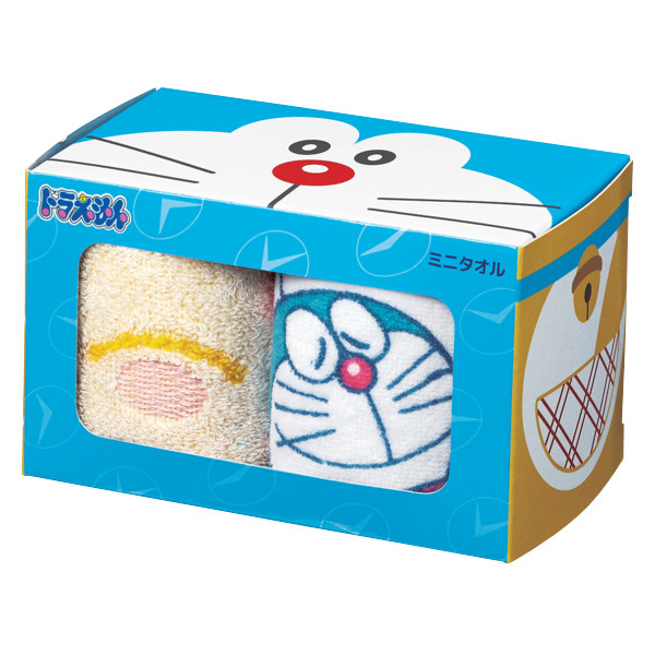 タオルチーフ 2枚組 25×25cmドラえもんプチギフト Y （ ドラミちゃん