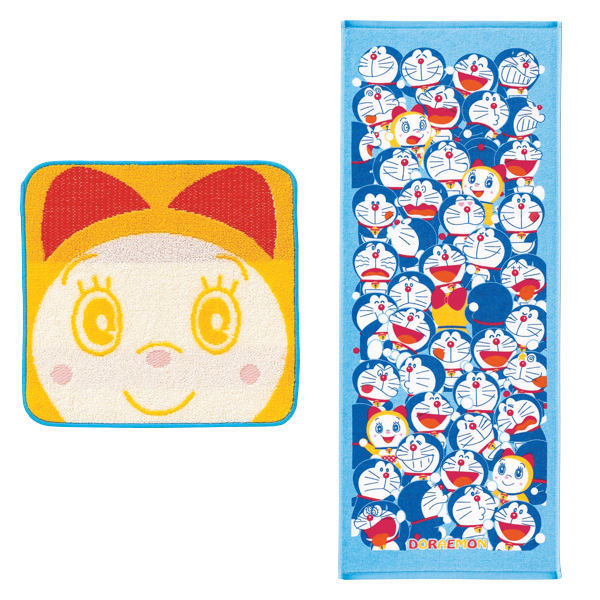 タオルチーフ&フェイスタオルセット ドラえもんプチギフト Y （ ドラミ