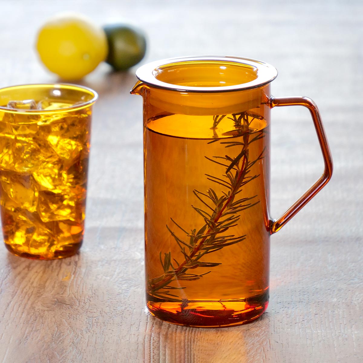 KINTO（キントー） CAST AMBER ジャグ 750ml （ 耐熱ガラス 食洗機対応