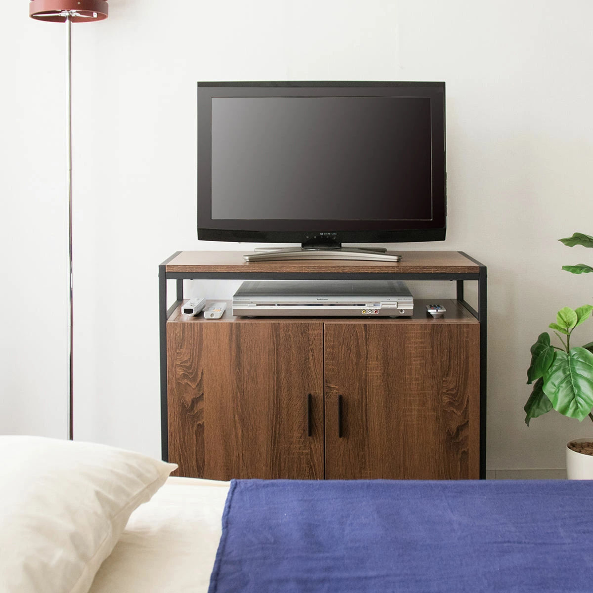 テレビ台 幅80cm ハイタイプ オープン収納付 キャビネット （ テレビ