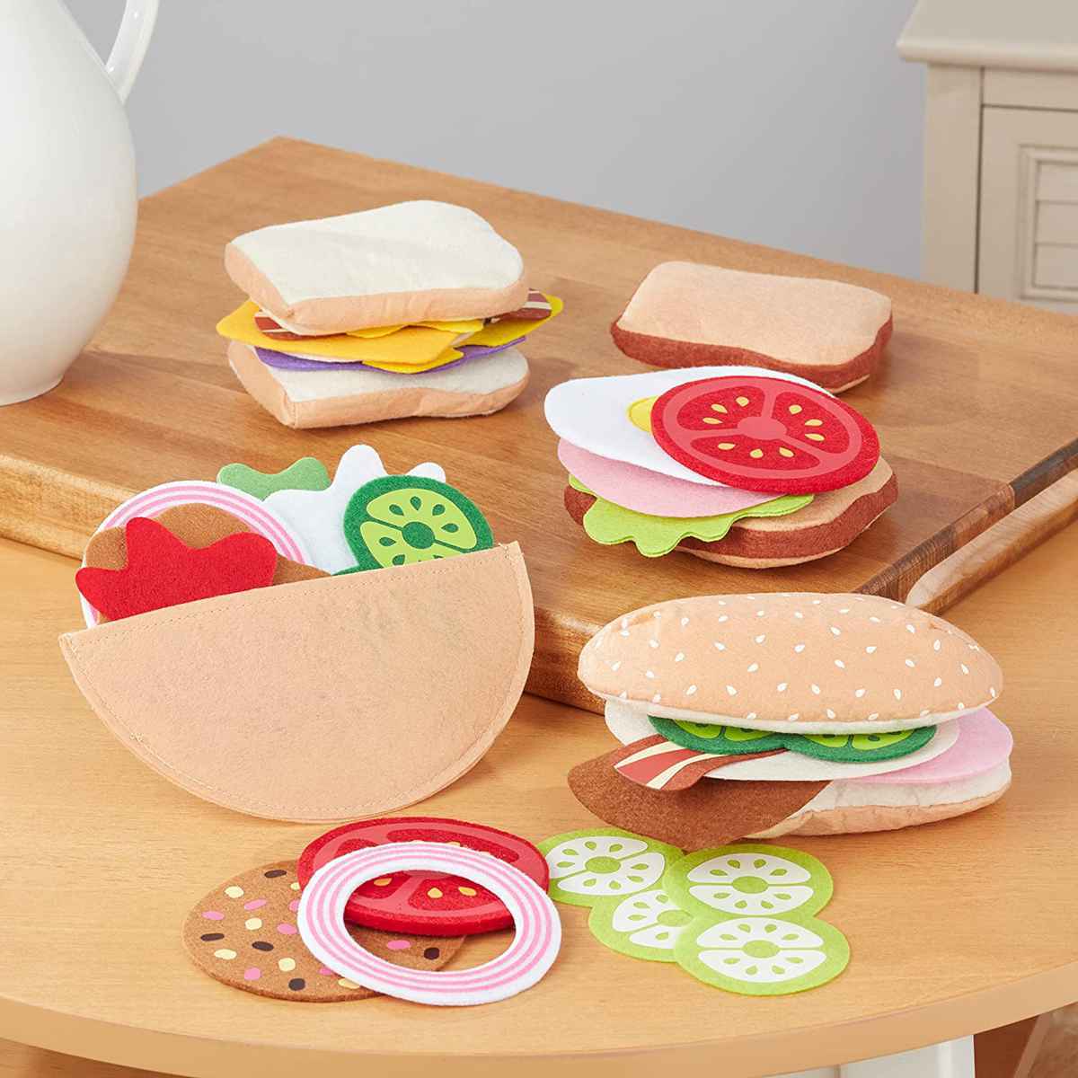 おもちゃ Melissa&Doug フェルト サンドイッチセット 3歳 （ フェルト