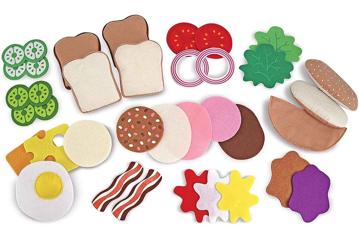 おもちゃ Melissa&Doug フェルト サンドイッチセット 3歳 （ フェルト