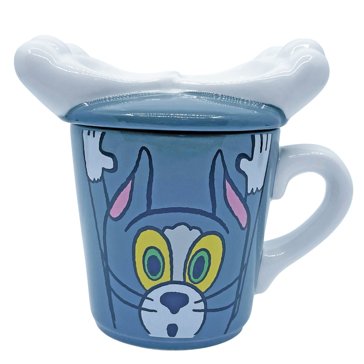 サンアート マグカップ 225ml フタ付き トムとジェリー 磁器 （ マグ