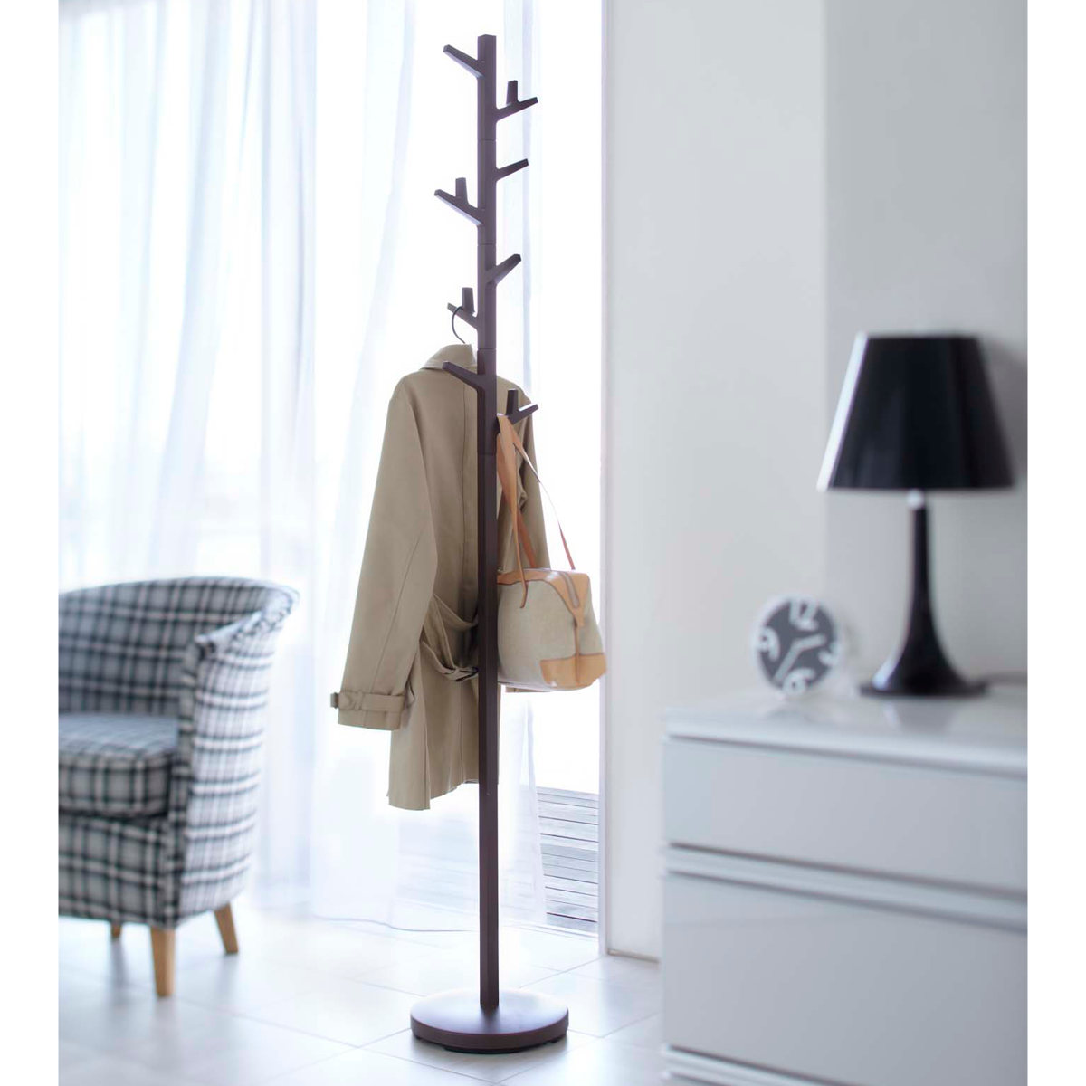 山崎実業 ポールハンガー ブランチ （ 4903208070669 ハンガーラック