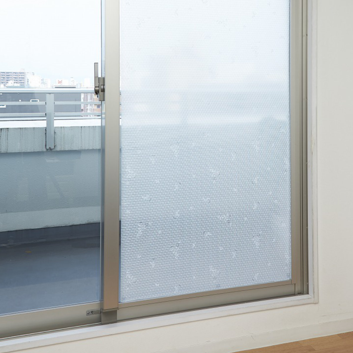 マドピタシート すりガラス対応長尺タイプ レース 220cm 1枚入 （ 結露