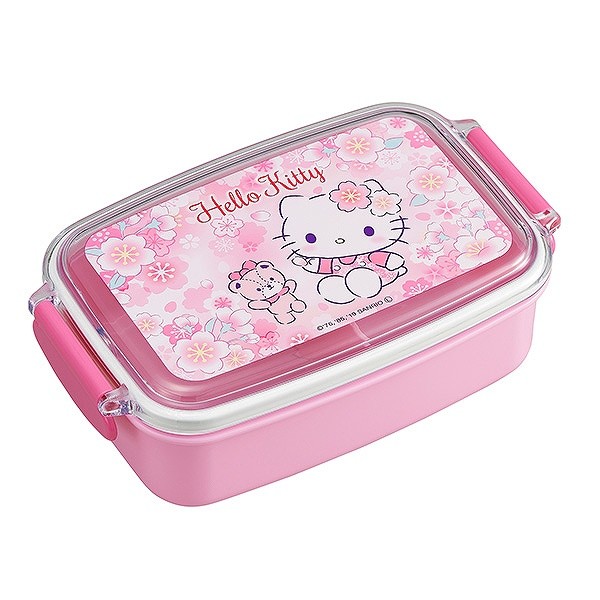 OSK（オーエスケー） お弁当箱 1段 ハローキティ サクラ 500ml 仕切り