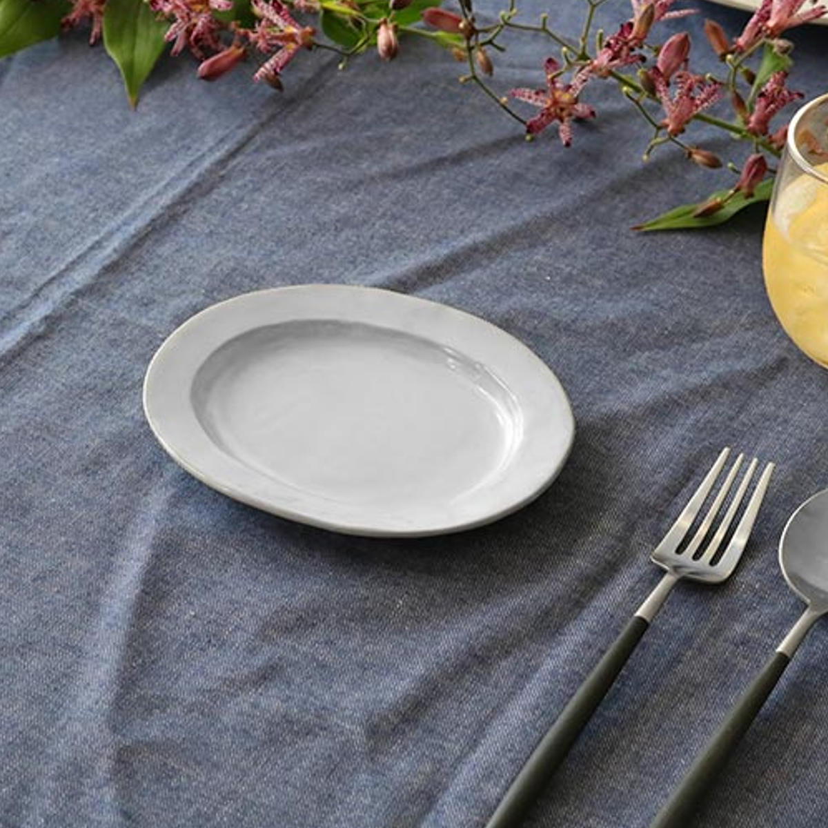 Calin（TAMAKI） プレート 16cm オーバル Calin 皿 洋食器 陶器 日本製