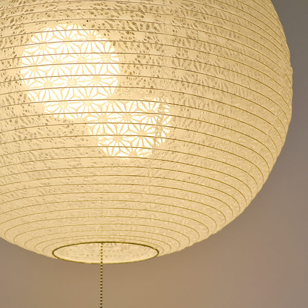 ペンダントライト 直径39×高さ35cm cosmic コスミック 麻葉白 SPN2