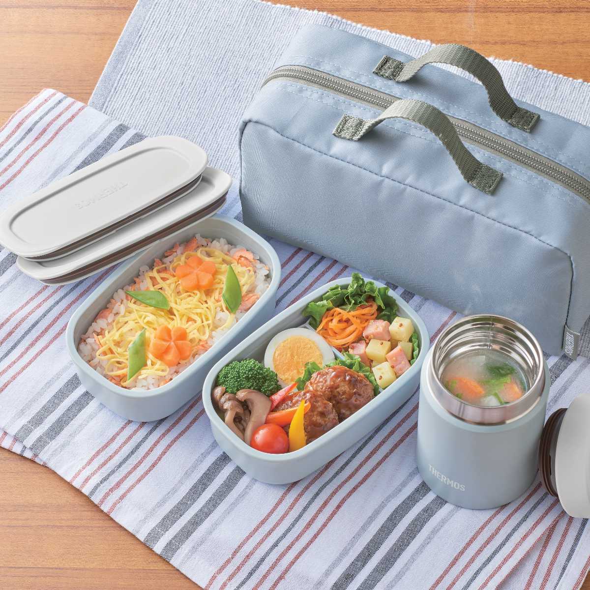 THERMOS（サーモス） 保温弁当箱 弁当箱 真空断熱スープランチセット