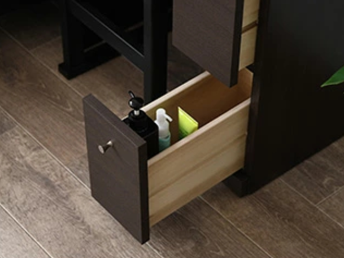 ドレッサー 鏡台 三面鏡 鏡裏収納 幅58.5cm プリマ （ 奥行41cm