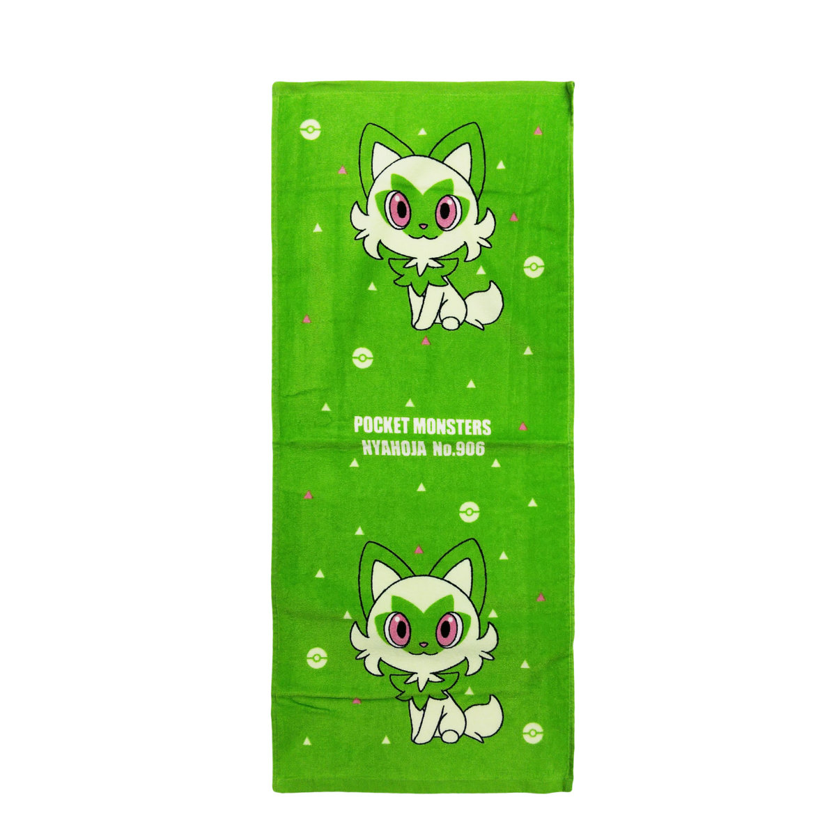 Pokemon（ポケモン） フェイスタオル 34×80cm ニャオハ （ タオル 顔