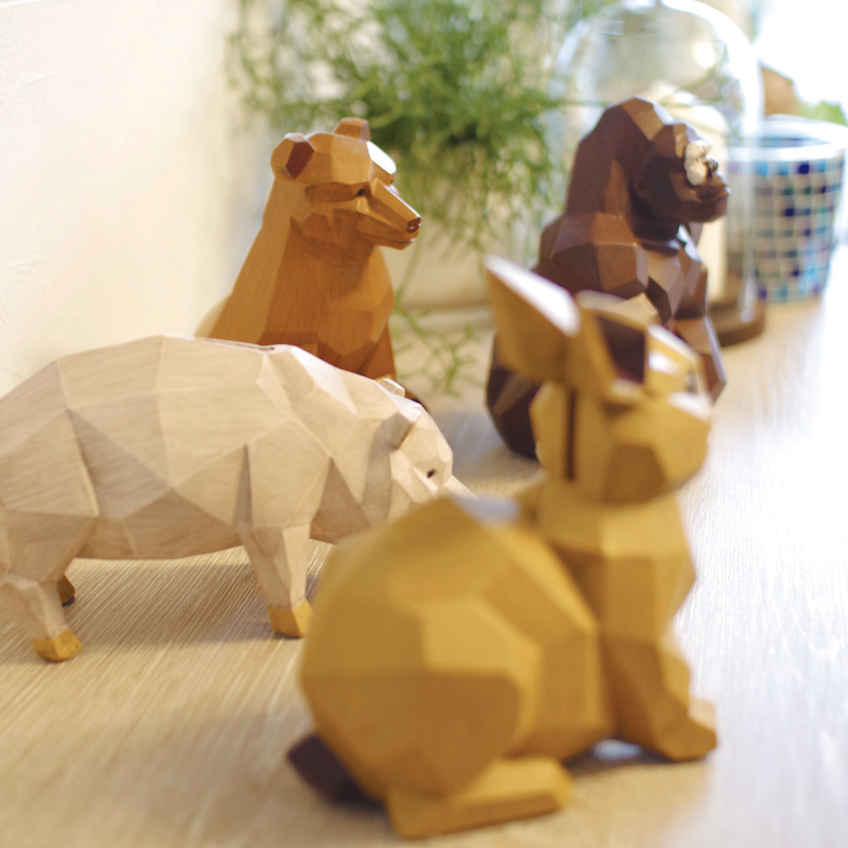 キシマ（KISHIMA） オブジェ スオーラマネーバンク ウサギ 貯金箱