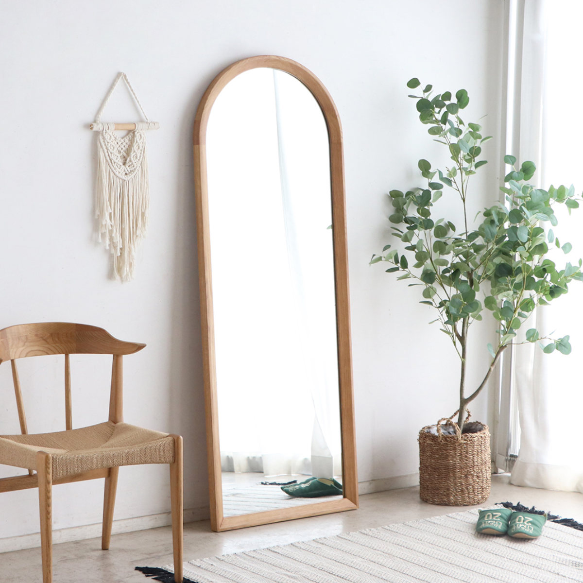 東馬（Tohma） スタンドミラー 全身 60×160cm アーチ型 シーナ