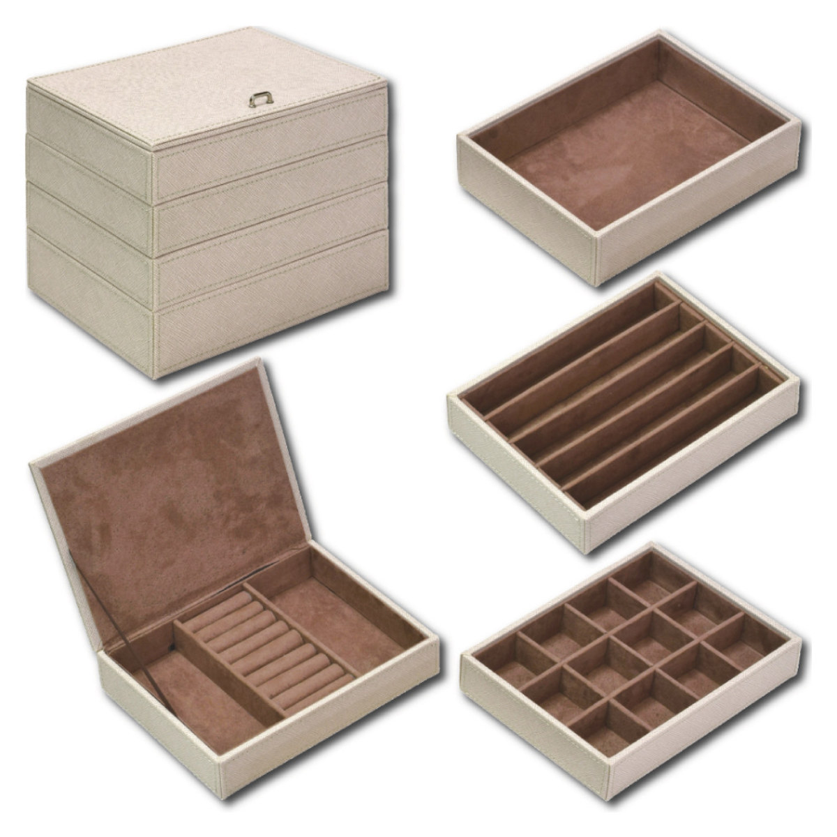 小物収納 4段 ジュエリーボックス アクセサリー （ 収納 ジュエリー