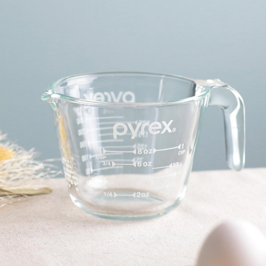 PYREX（パイレックス） 計量カップ 250ml 耐熱ガラス 取っ手付き
