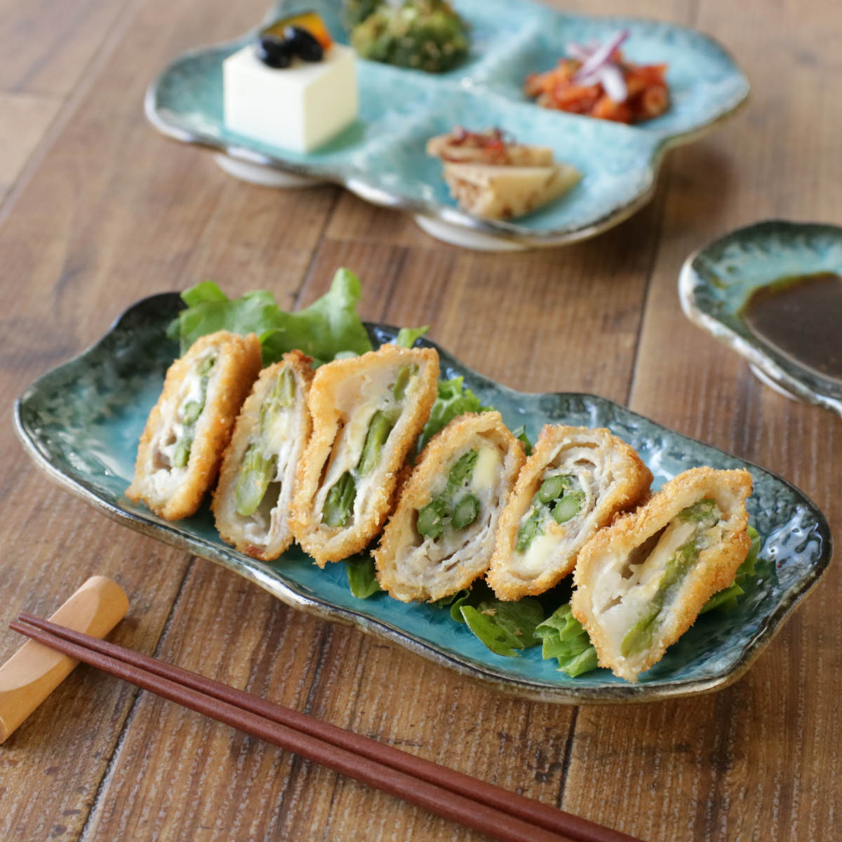 長角皿 23.5cm 長角プレート KANADE 陶器 （ 電子レンジ対応 長皿 焼物